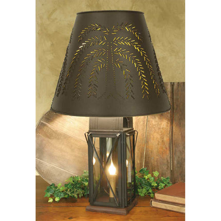 Large Milkhouse 4-Way Lamp with Shade