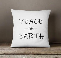 Peace On Earth Pillow Cover