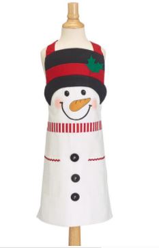 Snowman Child's Apron