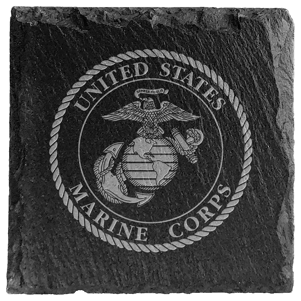 United States Marines Slate Coasters