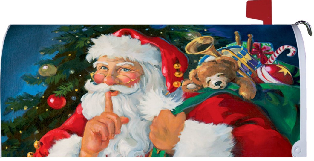 Whispering Santa-Mailbox Makeover