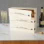 Newlywed's Anniversary Wooden Wine Box